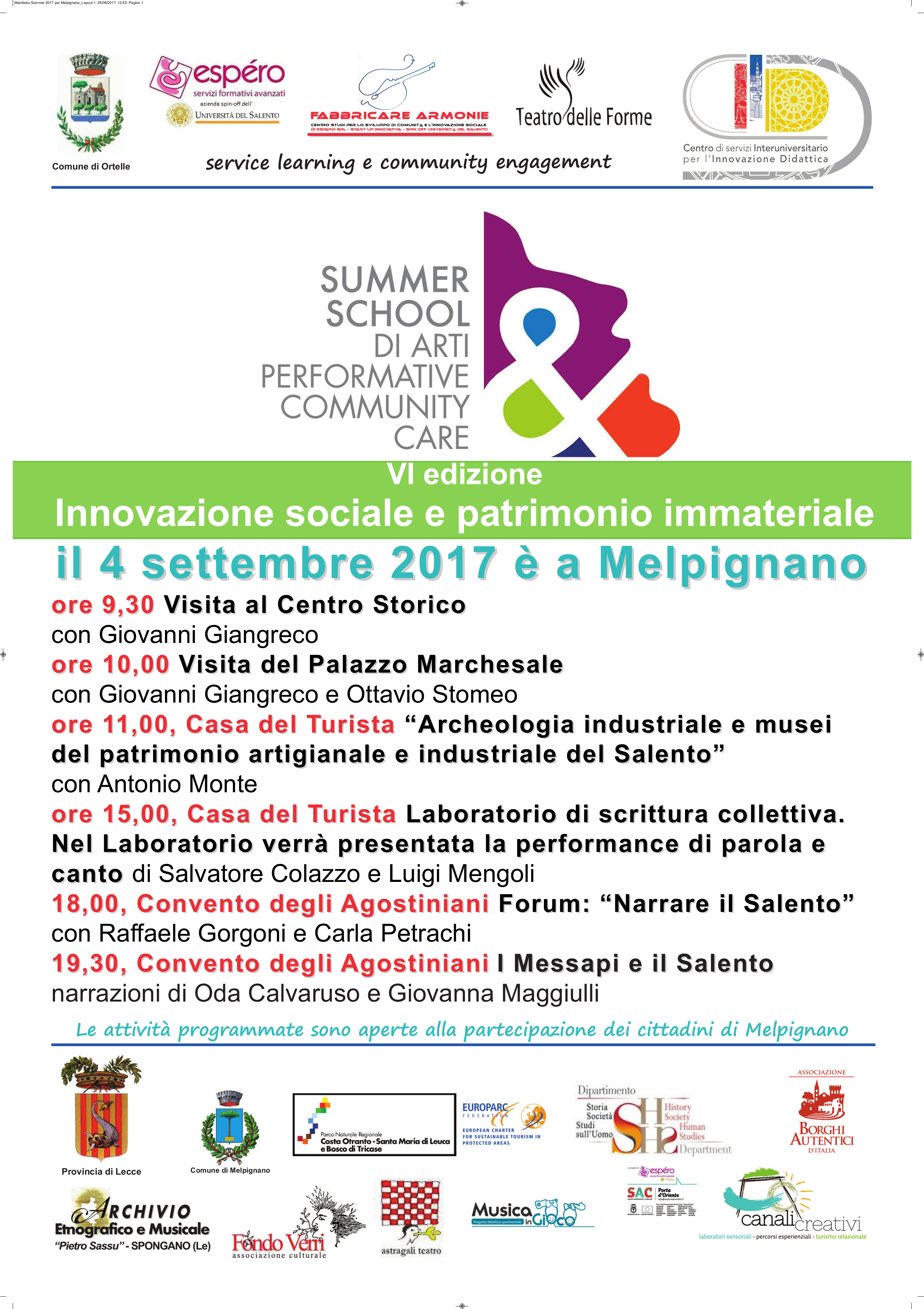 Manifesto Summer 2017 per Melpignano